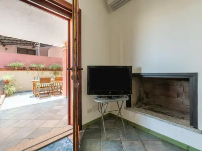 TV o dispositivi per l'intrattenimento presso Apartment Appartamento Caòmbu by Interhome