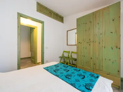 Letto o letti in una camera di Apartment Appartamento Caòmbu by Interhome