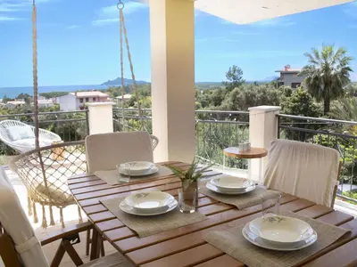 Balcone o terrazza di Apartment Vista Mare In Sardegna by Interhome