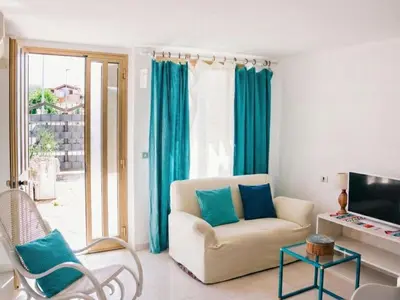 Area soggiorno di Apartment Wendy by Interhome
