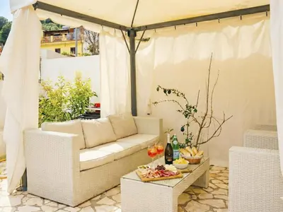 Area soggiorno di Apartment Wendy by Interhome