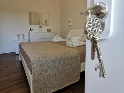 Letto o letti in una camera di Il Vialetto