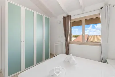 Letto o letti in una camera di Bike House