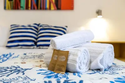 Letto o letti in una camera di Sunleaf Retreat