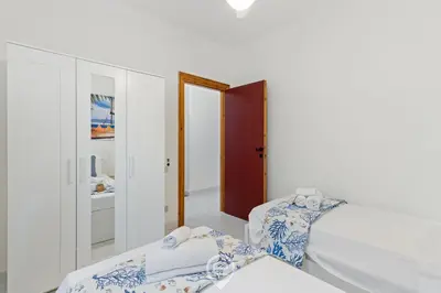 Letto o letti in una camera di Sunleaf Retreat