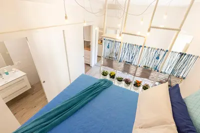 Letto o letti in una camera di Center Studio