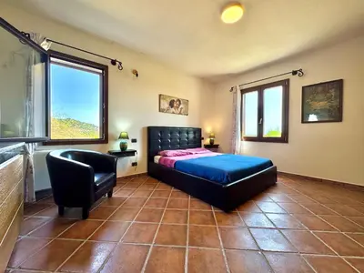 Letto o letti in una camera di Country Sea View
