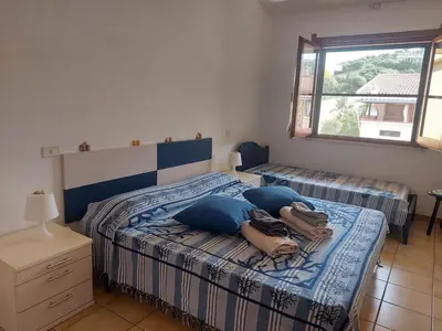 Letto o letti in una camera di Two-room apartment with a private terrace