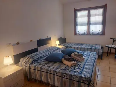 Letto o letti in una camera di Two-room apartment with a private terrace