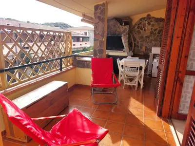 Balcone o terrazza di Two-room apartment with a private terrace