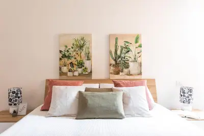 Letto o letti in una camera di Secret Garden - Big garden near station & centre