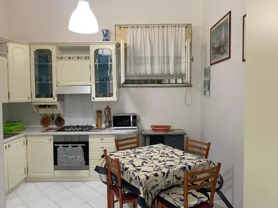 Cucina o angolo cottura di Casa Azzurra