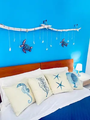 Letto o letti in una camera di Su Chelu