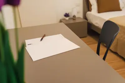 Letto o letti in una camera di Domus Jacu