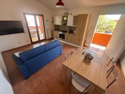 Cucina o angolo cottura di La Terrazza Sa Cruxitta