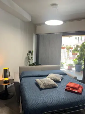 Letto o letti in una camera di Loft di Gianluca e Grazia