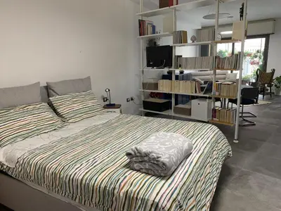 Letto o letti in una camera di Loft di Gianluca e Grazia
