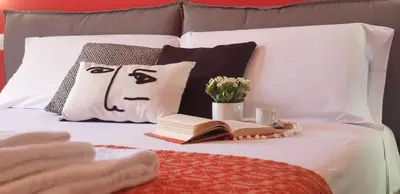 Letto o letti in una camera di Ruja