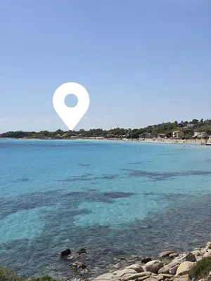 Paesaggio naturale nelle vicinanze della villa
