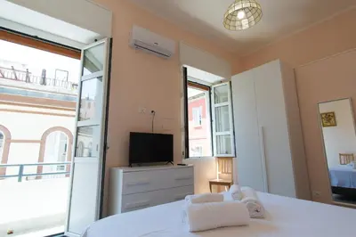 Letto o letti in una camera di Dimora Marina