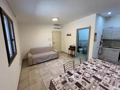 Letto o letti in una camera di Casa Francesco
