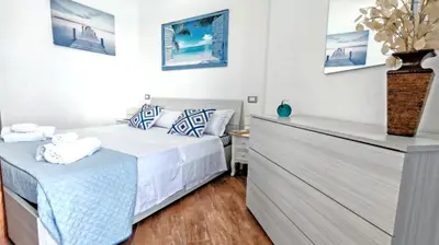 Letto o letti in una camera di Appartamento Blu Mare - Sea View