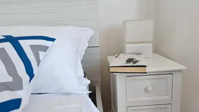 Letto o letti in una camera di Appartamento Blu Mare - Sea View