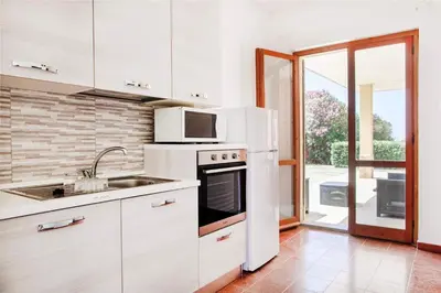 Cucina o angolo cottura di Seafront Solanas