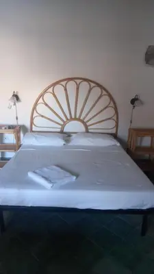 Letto o letti in una camera di A Cà du Paise