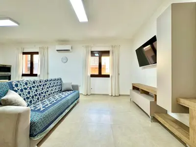 Area soggiorno di Mediterranean Apartment