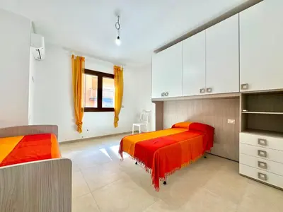 Letto o letti in una camera di Mediterranean Apartment