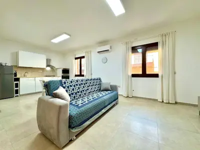 Area soggiorno di Mediterranean Apartment
