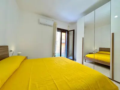 Letto o letti in una camera di Mediterranean Apartment