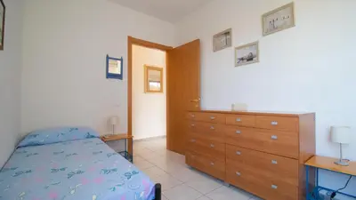 Letto o letti in una camera di Domus Peppi