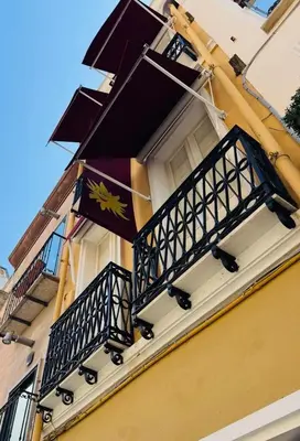 Balcone o terrazza di merci
