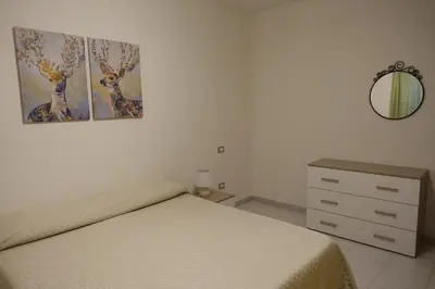 Letto o letti in una camera di Sea View Apartment