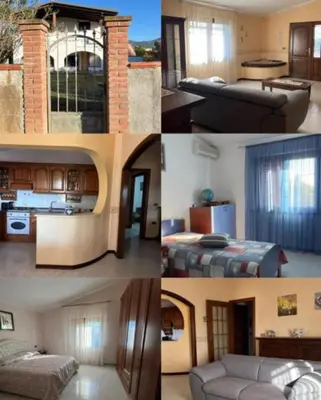 Letto o letti in una camera di Villa l oleandro