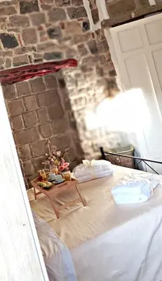 Letto o letti in una camera di Nicola appartamento