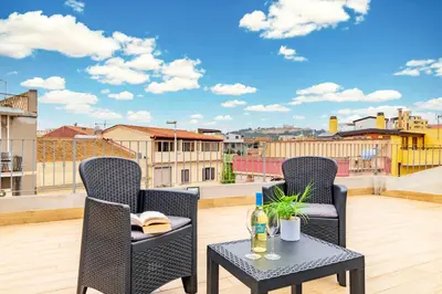 Balcone o terrazza di Charming Loft with Large Terrace
