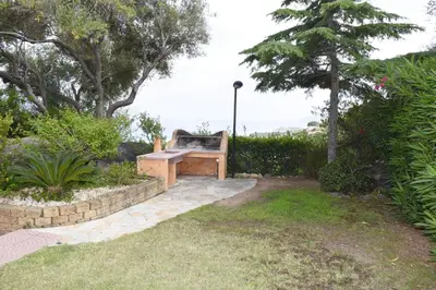 Giardino di Villa Panoramica Vista Mare Costa Rei 3 Camere da letto