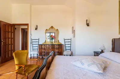 Letto o letti in una camera di 5' from the Sea, Villa with Large Garden and BBQ