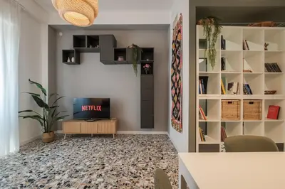 Area soggiorno di Casa Cate - Modern Apt - Historic Centre Apartment