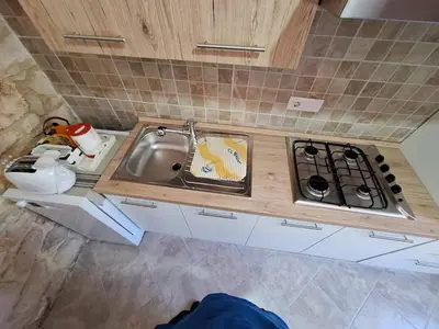 Cucina o angolo cottura di Casa Alla Caletta