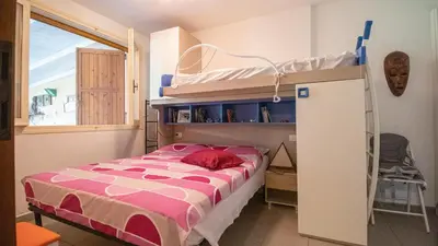 Letto o letti in una camera di Casa Paolana