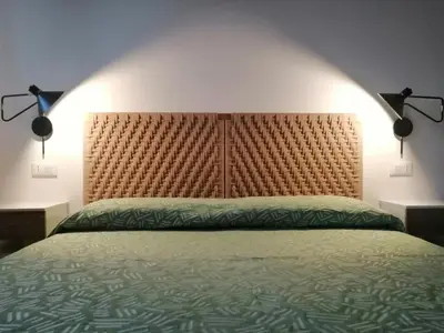 Letto o letti in una camera di La Casa di Legno