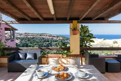 Paesaggio naturale nelle vicinanze della casa vacanze