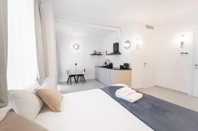 Letto o letti in una camera di Magai