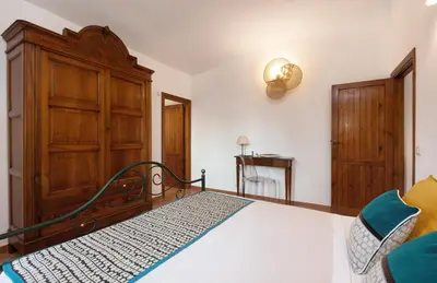 Letto o letti in una camera di Su Scannu - Stylish Beach apartment with Lounge terrace