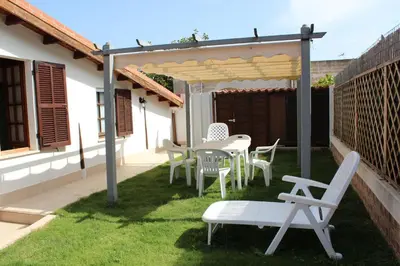 Patio o area all'aperto di Albatros