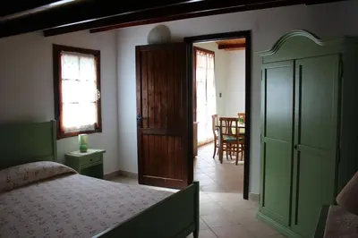 Letto o letti in una camera di Albatros